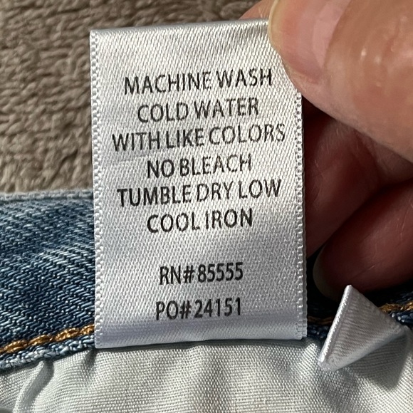 Pistola Charlie High Rise Classic Straight Ankle Jeans Distressed Size 28 - Picture 12 of 15